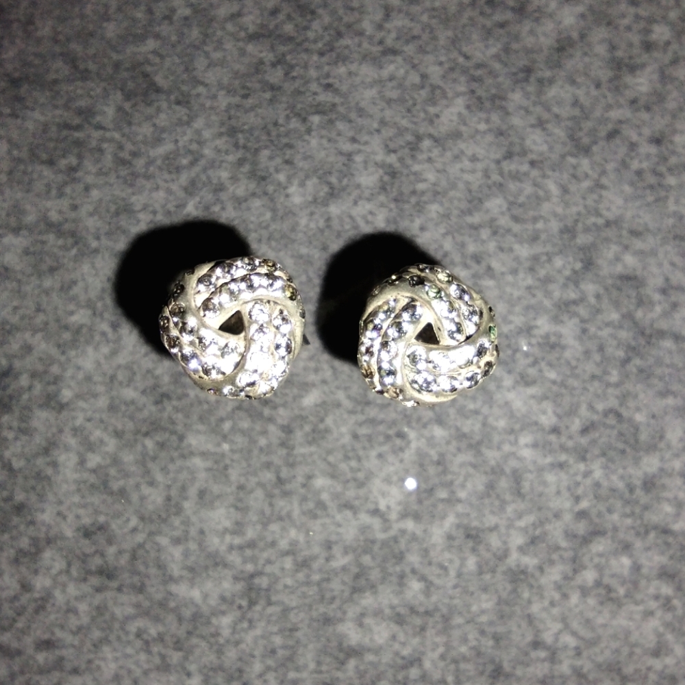 Pandora Shimmering Knot Stud Earrings